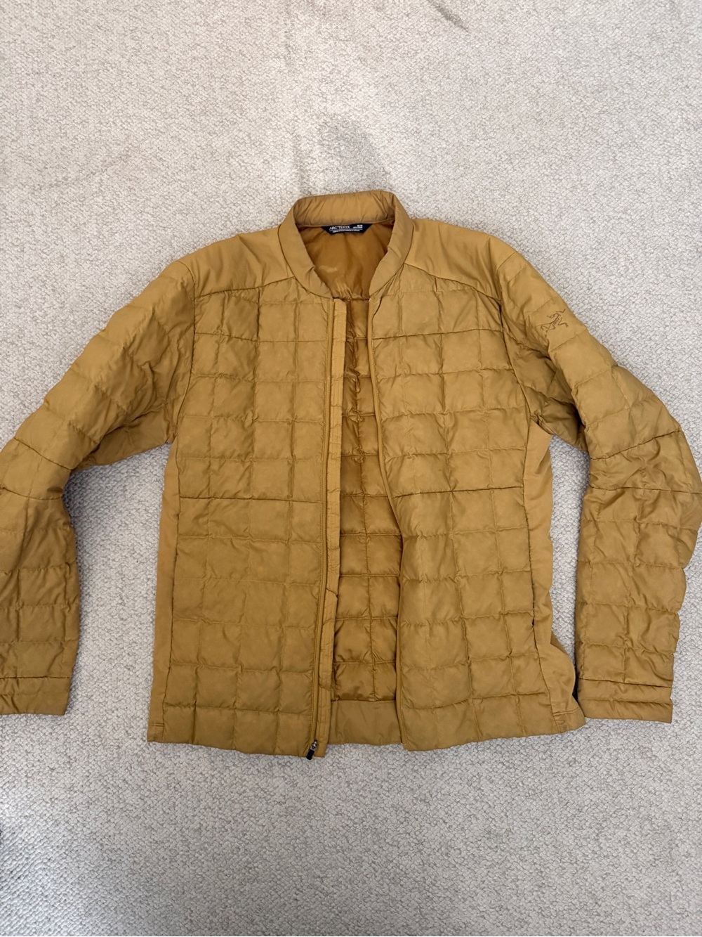 Arc'teryx Men's Rico Quilted Puffer Jacket - Mustard Brown